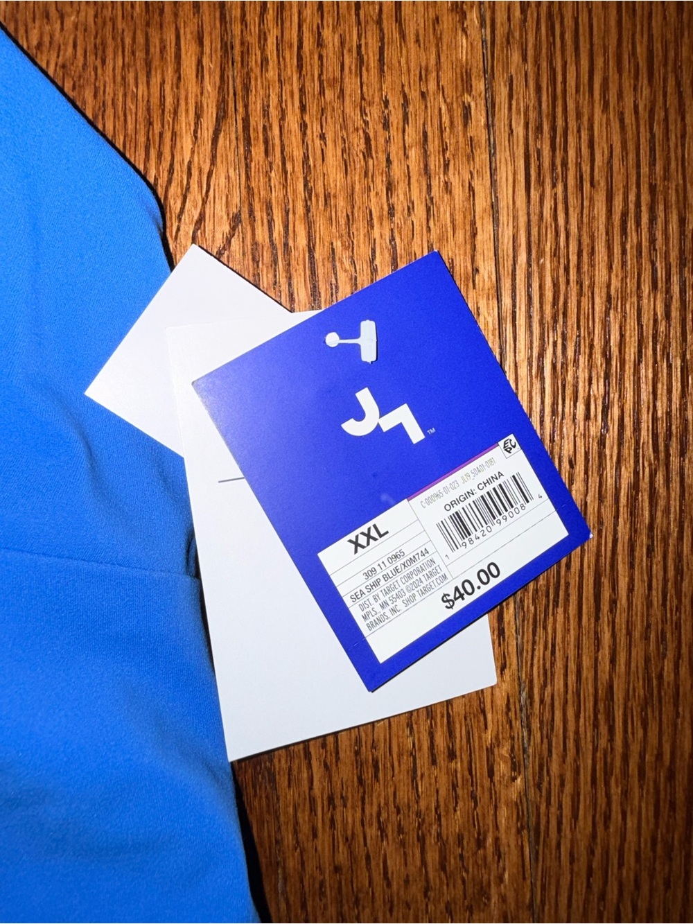 JoyLab Blue Mini Dress - Picture 2 of 4
